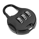 iplusmile Kleiner Kombinationsschloss aus Zinklegierung Digitales Zahlenschloss Tragbar für Koffer...