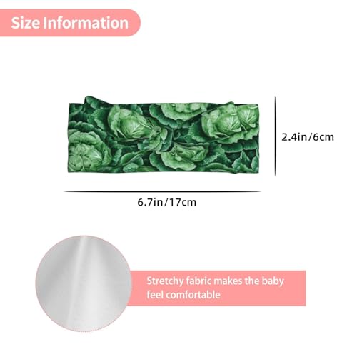 Green Cabbage Novelty Baby Girl Bows And Headbands 6-12 Months For Baby Girls Newborn Infant Toddlers3