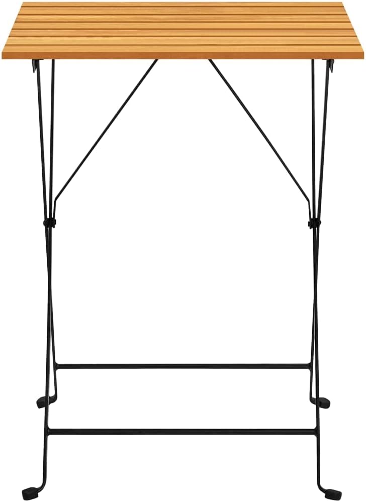 Bistro Table,Patio Dining Table,Patio Table,Side Table,Outdoor Tables,Garden Tables,for Gardens,Decks,Porches and Backyards,21.7"x21.3"x28" Solid Acacia Wood