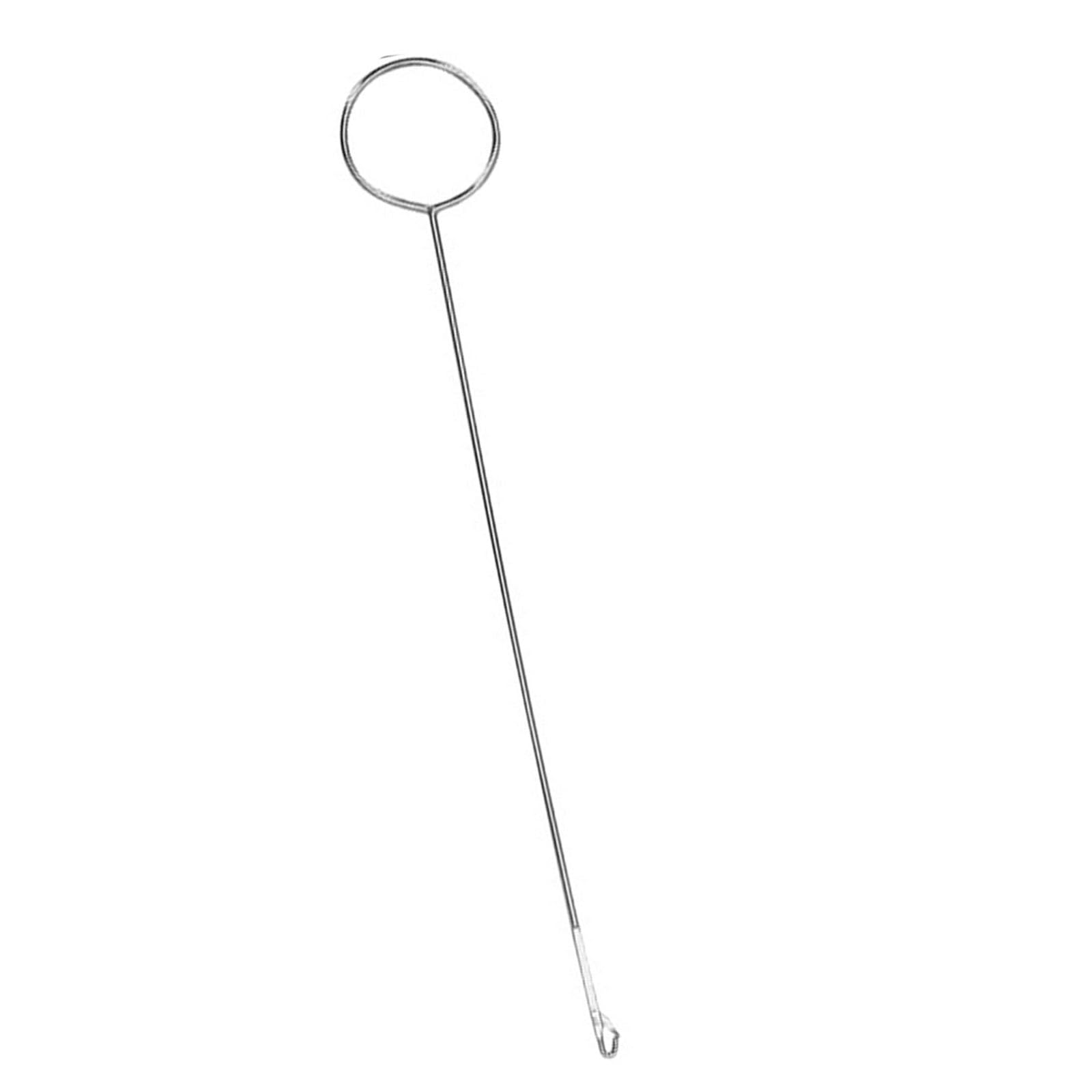 FackLOxc Metal Hook Threader for Elastic Bands & Drawstrings, Sewing Aid for Waistbands Sweatpants Shoelace Crafting Threading Tool Elastic Threader Tool