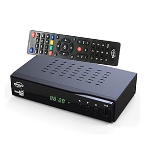 DigiQuest KabelAbel Full HD kabelontvanger digitale DVB-C (HDMI, scart, LAN, USB, display, toetsen, 2-in-1 afstandsbediening)