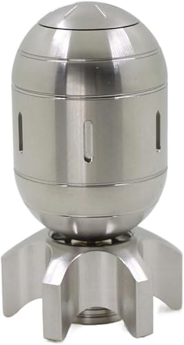 Juguetes de escritorio Fidget Spinner EDC Clicker, decoración de escritorio de oficina en casa, regalos para niños, hombres y adultos (acero