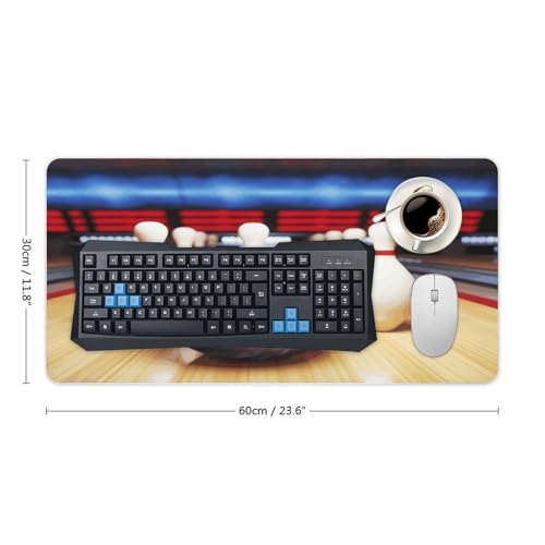 Bowling Desk Pad con Base de Goma Grande 30x60 cm miniatura 2