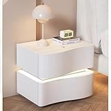 Design raffiné en cuir – Avec ses finitions élégantes et son style minimaliste, cette table de nuit s’intègre facilement dans tout intérieur contemporain, sans nécessiter de montage.