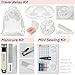 Travel Kit For Wedding And Honeymoon Emergency 32 Essential Items All In One Personal Care Set Toiletry Kit For Couples (Opaline White)
