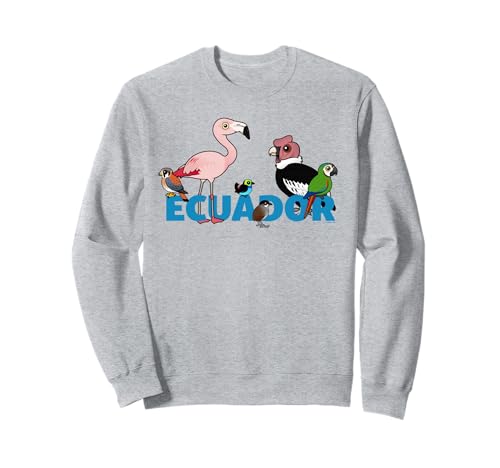 Birdorable Ecuador Ecuador Souvenir Bird Cute Cartoon Gift Sweatshirt