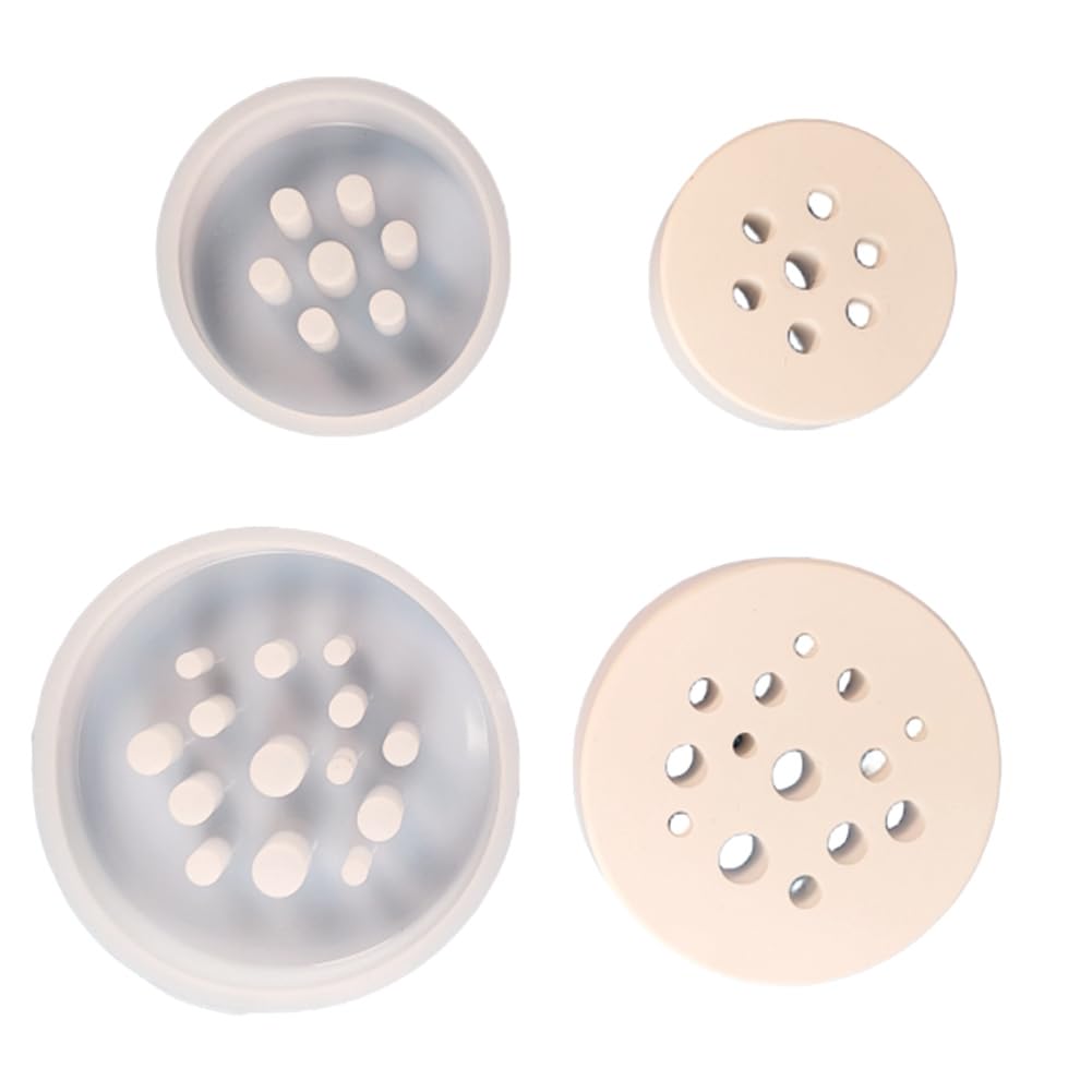 CTRLZS Honeycomb Round Pen Holder Making Mold Flower Arrangement Bucket Plaster Cement Mold
