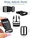 Buckle & Strap Kit - 6 Yards 1 Inch Wide Polyester Webbing Stronger Than Nylon, 6 Plastic Quick Release Buckles & 12 Triglide Clips, Adjustable Extender Straps for Backpack, Dog Collar, Fanny Pack
