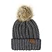 LOVOZO New Women Keep Warm Winter Casual Knitted Hat Wool Hemming Hat Ski Hat