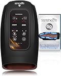 SereneLife Cordless Hand Massager with Warming Comfort, Auto-Roller Kneading Massage, Large LCD Display, 3 Airbags, 6 Modes, 6 Intensity Levels, 3 Heat Settings, Great Gift for Men/Woman
