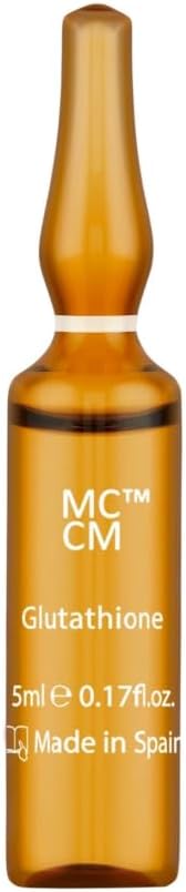 MCCM Glutathione 5ml Supplement, 20 Ampules - Skincare, Melasma & Hyperpigmentation Treatment, Antiaging and whitening ampoules for Microneedling