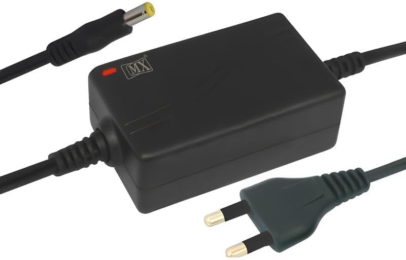 MX 12V 1.5A DC Power Adapter for CCTV Cameras & DVR – Desktop Power Supply with 5.5mm x 2.1mm Plug, Stable Output for Security Systems, Routers & 12V Devices