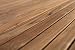 Tablones de terraza de madera de teca de BioMaderas; anchura 50 mm,...