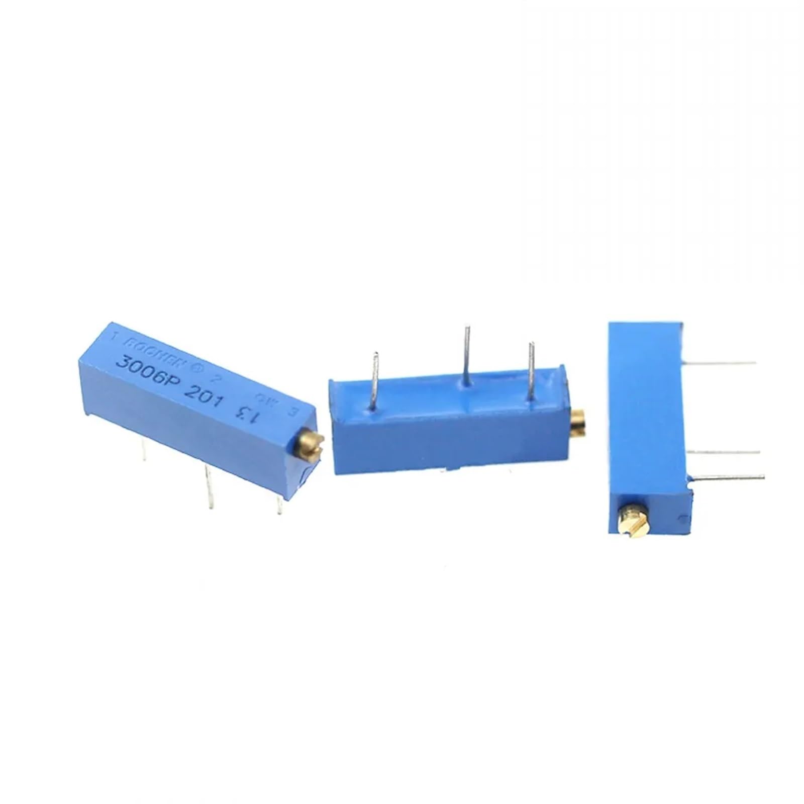 COKYIS 50 PZ 3006P 1K 2K 5K 10K 20K 50K 100K 200K 500K 1M 100R 200R 500R Resistore Variabile 3006P-1-103LF Potenziometro Trimmer (Size : 10K Ohm)