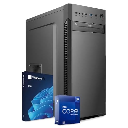 PC Fisso Completo - Computer Desktop Intel Core i9-14900 • RAM 32GB DDR4 • SSD 1TB NVMe M.2 • Grafica Intel UHD 770 • Wi-Fi AC e Bluetooth • Masterizzatore DVD • HDMI • USB 3.0 • Windows 11 Pro