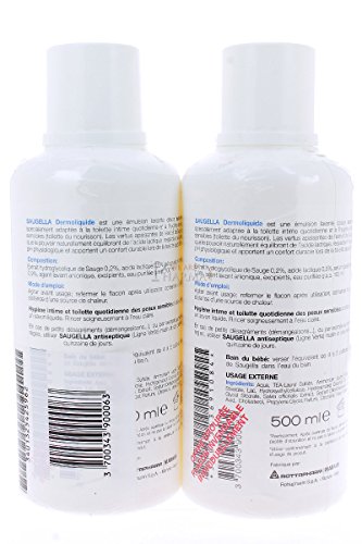 SAUGELLA Dermoliquide – 2 x 500 ml