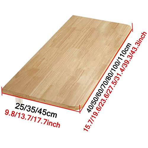 Table pliante murale table à abattant et bureau mural bois peu encombrant