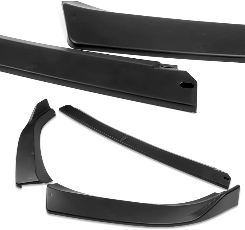 3PCS Front Bumper Lip Kit fit for Compatible with 2016-2019 Volkswagen Passat, STP-Style Splitter Trim Protection Spoiler, Air-Dam-Chin-Diffuser (Unpainted Matt Black)