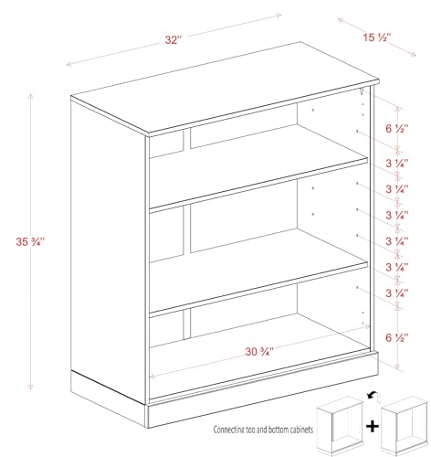 Palace Imports 100% Solid Wood 6-Shelf Bookcase, White, 32" w x 72" h, Renewable Eco-Friendly Wood, Made in Brazil - Thumbnail 2