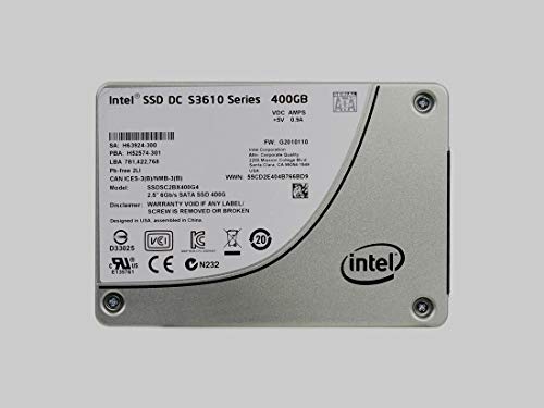 Intel S3610 400 Go SSD 2,5 7 mm pour remplacer un disque dur de serveur usé