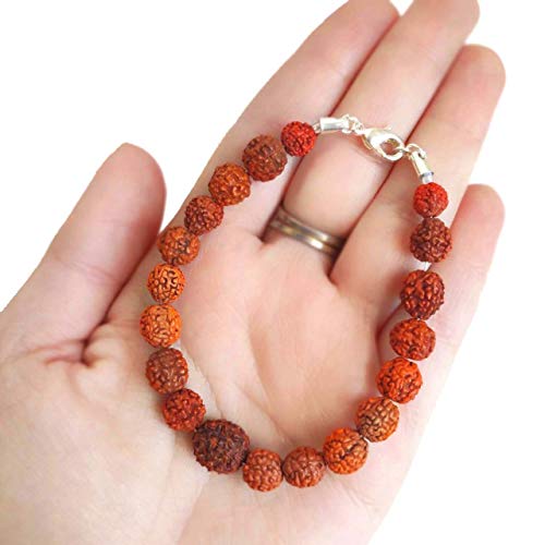 Pulseira de Semente Rudraksha Índia