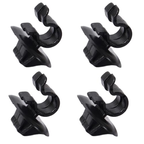 NHQZ 4 Pezzi Fasteners- Clip Nero in Plastica,Clip Di Ricambio Per Asta Di Supporto Del Cofano,Clip Di Supporto Del Cofano,per Supporto per il Puntone del Cofano O Asta di Sostegno