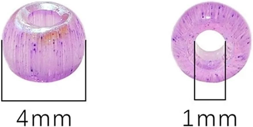 Yiodauh Spacer Beads kit 1500 Pcs 4mm Seed Glass Multi-Color Rice Loose Spacer Beads for Jewelry Making DIY Bracelet ﻿Neck Accessories(Mixed5)