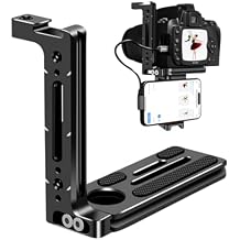 Camera L Bracket for Live,Tripod Quick Release Plate with Arca Rail Compatible with Sony Canon Nikon Bmpcc DJI/Zhiyun Gimbal Tripod Monopod for Vlog