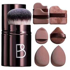 BS-MALL Kabuki Brush Makeup Sponge ...
