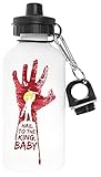 Gedruckt in Europa Baby Hail To The King Schadstofffrei Weiß Wasserflasche Aluminium Für Draußen Pollutant Free White Water Bottle Aluminium For Outdoors