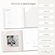 mintkind Baby Memory Journal – 18-Year Milestone Keepsake Book in Sage Green Linen, Baby Gift Photo Album with Thick Paper and Easy Yearly Entrie