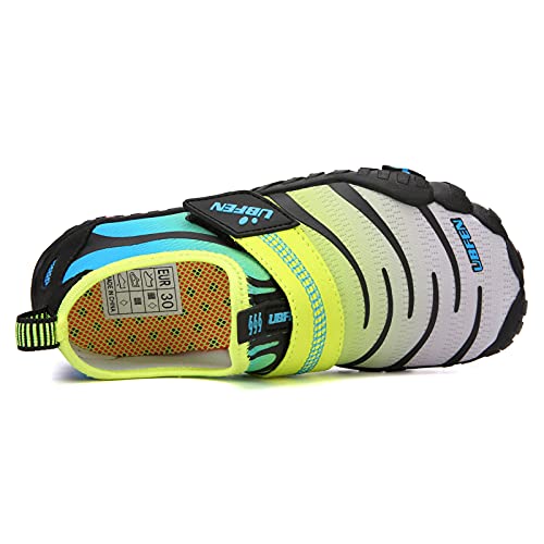 Image of UBFEN Kids Water Shoes for Boys Girls Quick-Dry Swim Aqua Socks | Lightweight, Barefoot-style, Perfect for Water parks, Beach, Pool, Kayak, Creek Hiking, Camping, Toddler, Little Kid, Big Kid
