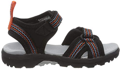 viking Loppa, Unisex-Kinder Slingback Sandalen, Schwarz (Black/Dark Grey 291), 34 EU (2 UK)