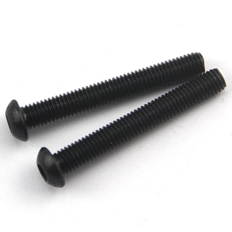 50 Viti M2.5x8mm Testa Svasata Esagonale - Acciaio 10.9 Nero - Per Mobili E Macchinari - Foto 3