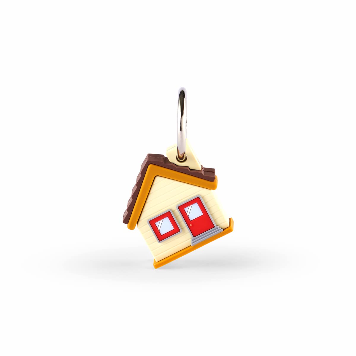 Portachiavi AirTag, Custodia Air Tag, Anello in Metallo, Porta AirTags Divertenti, Accessori Apple Airtag per Chiavi, Modello Casa, MOJIPOWER