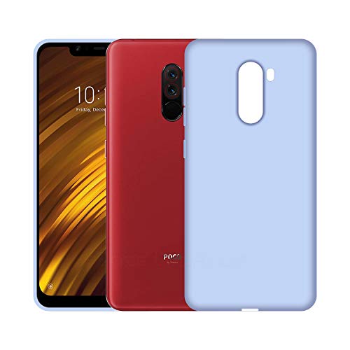 Image of Case Creation Luxurious OG Series for Xiaomi Poco F1 Case Cover,Anti-Dirty Slim Case Frosted Matte Cute Candy TPU Raised Bezel (Splash of Color) Back Cover for Poco F1 -Light Purple