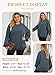 Eytino Women Plus Size Sweatshirts Long Sleeve Crew Neck Casual Oversized Soft Pullover Tops Shirts,3X Blue