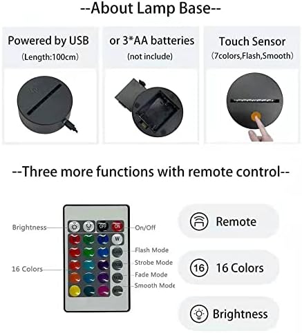 LIZHIQQ Xbox Night Light, 3D Led Table Lamp 16 Color Change Xbox Light with Smart Touch & Remote Control for Christmas Xbox Gifts Children's Room Decoration Children's Day Gift