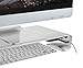 mywall Monitorständer HT46L aus Aluminium mit rutschfesten Silikonpads, Monitorerhöhung mit 4 USB 2.0 Anschlüsse, Bildschirmständer für Bildschirme und Laptops 11-32 Zoll, Belastung bis 10 kg