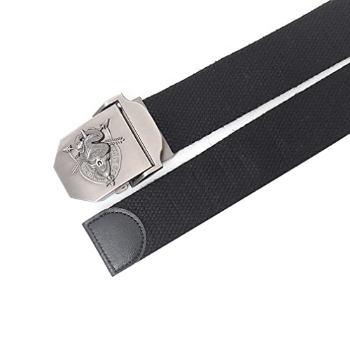 DT Colorful Canvas Web Belt,Leisure Style Outdoor Belt,Christmas Day,Thanksgiving Day Gifts for Men or Women3