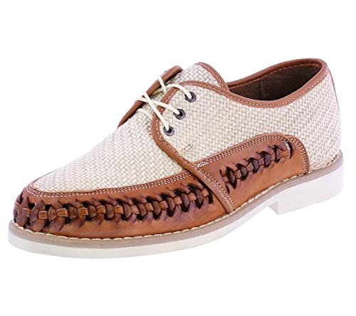 Cowboy Professional Mens 86 Light Brown Authentic Mexican Leather Huaraches Lace Up Sandals