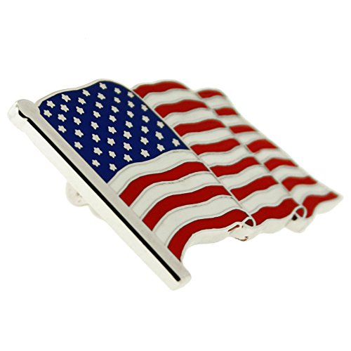 PinMart's 2 Pack Made in the USA American Flag Enamel Lapel Pins4