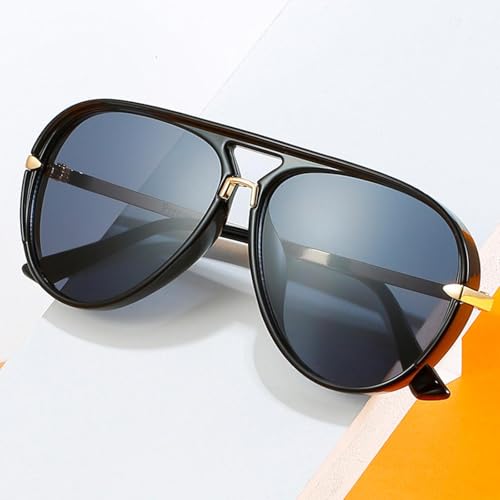 Lunettes de soleil rétro anti-éblouissement double pont - 2