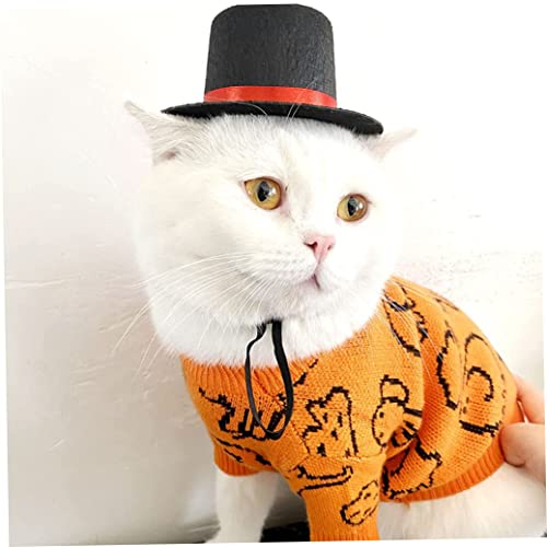Sombrero de copa para perro y gato, ajustable, talla S miniatura 4