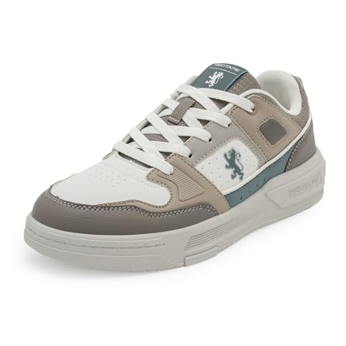 Red Tape Men's Casual Retro Fashion Sneakers Lightweight Men Classic Low Top Lace Up Slip-On for Office, Travel, Walking, Running, Summer Daily Wear, Gym, Breathable Design with Cushioned Insole