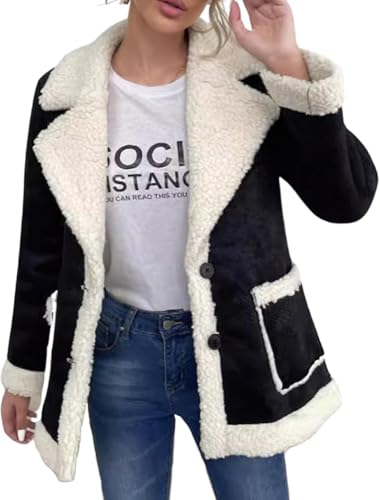 Manteau de vêtements d'extérieur en faux daim contre le froid
