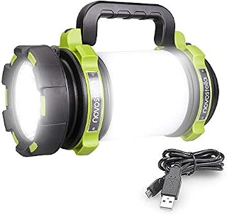 Novostella Rechargeable 1000LM CREE LED Spotlight, Multi Function Outdoor Camping Lantern Flashlight Hurricane