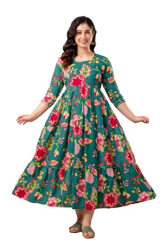 Image of New Elite Rayon Anarkali Maternity Feeding Kurti with Both Side Zipper
