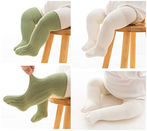 Qandsweat Unisex-Baby Knee High Socks Seamless Toddler Boy Girls Cotton Uniform Stockings (6-12 Months, A Lot-6Pairs) #TOP1