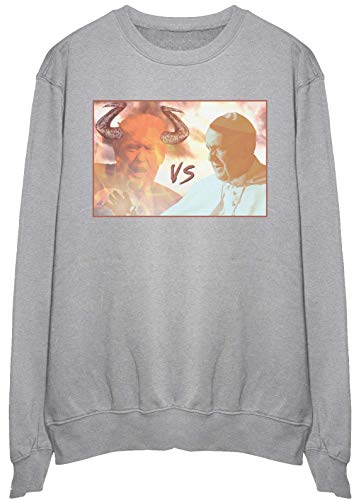Sweatshirt Devil vs God aux finitions soignées et imprimé contrasté taille Medium